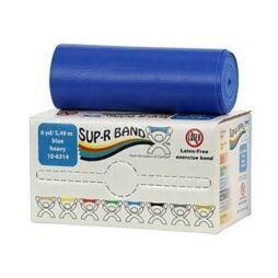 Sup-R Band Latex Free Exercise Band - 6 yard roll - Blue - heavy