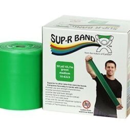 Sup-R Band Latex Free Exercise Band - 50 yard roll - Green - medium