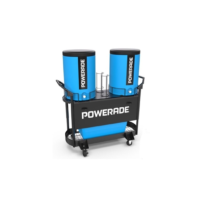 Powerade Metal Double Cooler Cart - Coolers not included