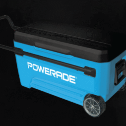 POWERADE -- 110 Quart Igloo Rolling Ice Chest